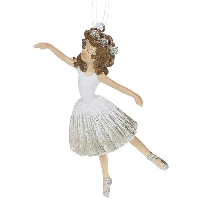 Новогодний подвеска Flora Балерина 10 см 6 шт. (12815) Новогодний подвеска Flora Балерина 10 см 6 шт. (12815)