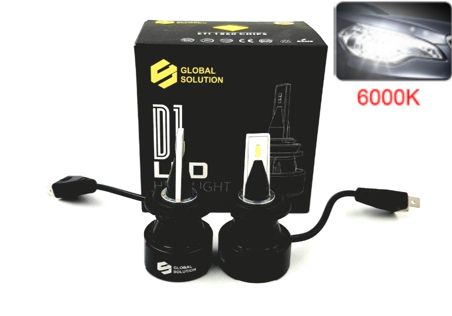Автомобильные лампы LED Global Solution D1 H7 3600Lm (2268028084) - фото 2 Автомобильные лампы LED Global Solution D1 H7 3600Lm (2268028084) - фото 2