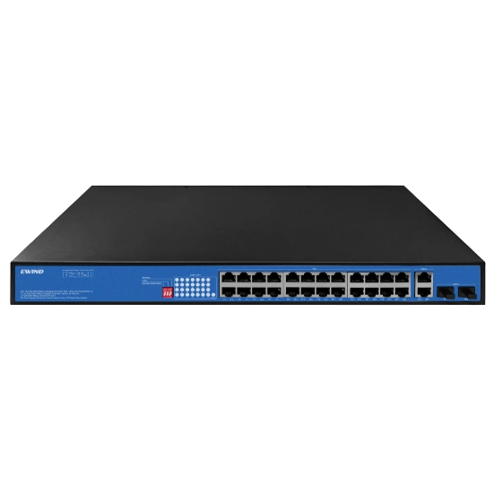 Коммутатор Ewind EW-S1928CG-AP-AT 24хGigabit PoE 2хRJ45 Uplink 2хSFP (36293373)