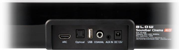 Саундбар BLOW Cinema 4.0 120 W (30-450) - фото 7 Саундбар BLOW Cinema 4.0 120 W (30-450) - фото 7