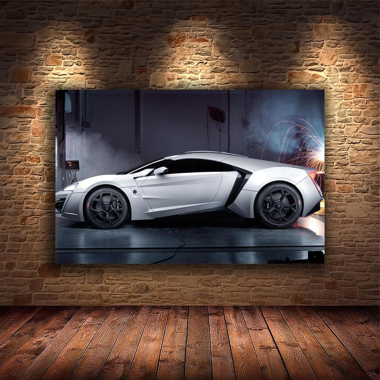 Картина на холсте Спортивный автомобиль 35x55 см (M195)