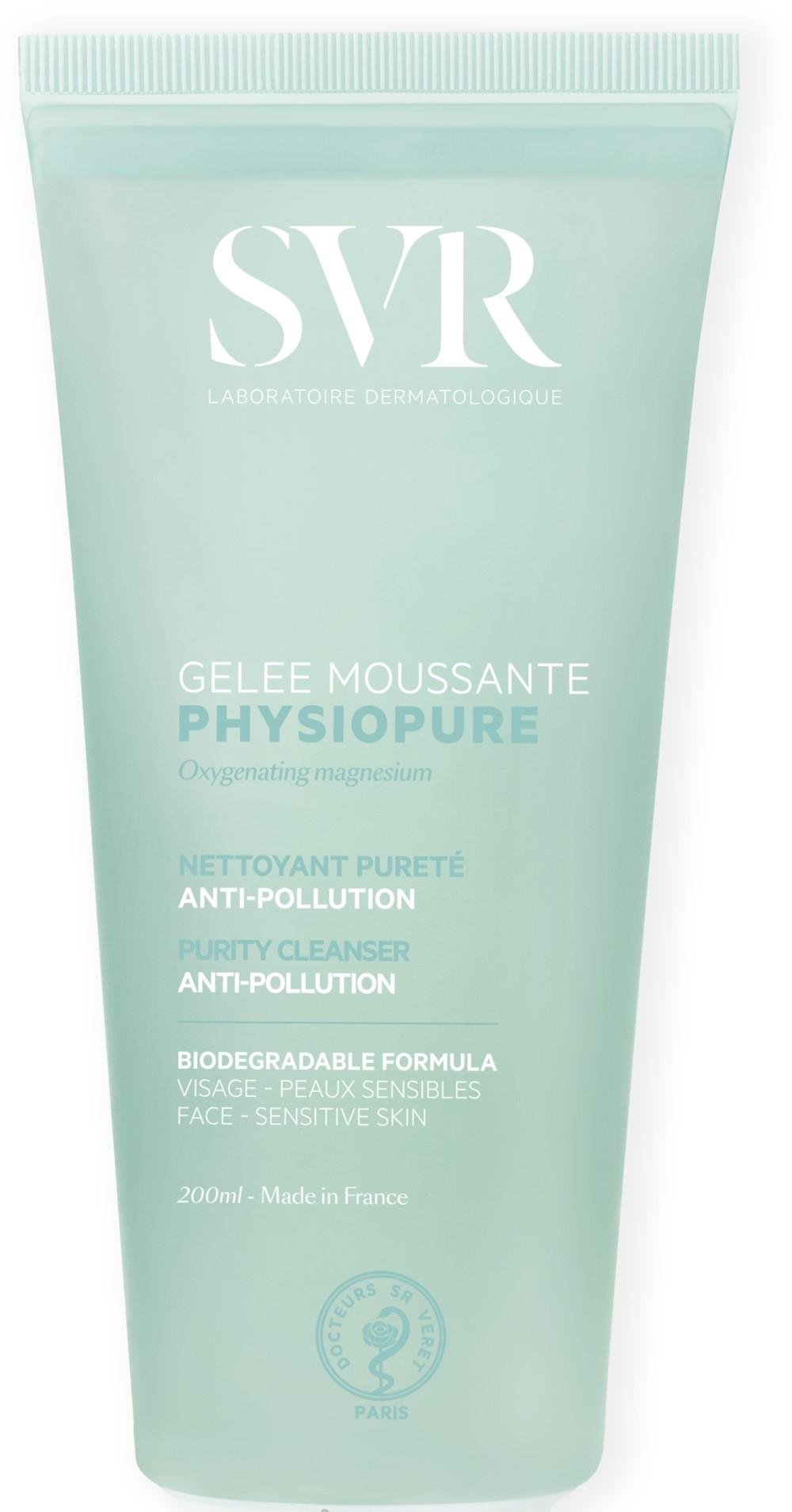 Гель для всех типов кожи SVR Physiopure Gele Moussante 200 мл (2467766770)