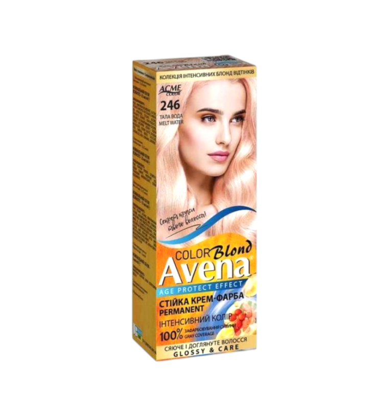 Стойкая крем-краска для волос Acme Color AVENA 246 Талая вода