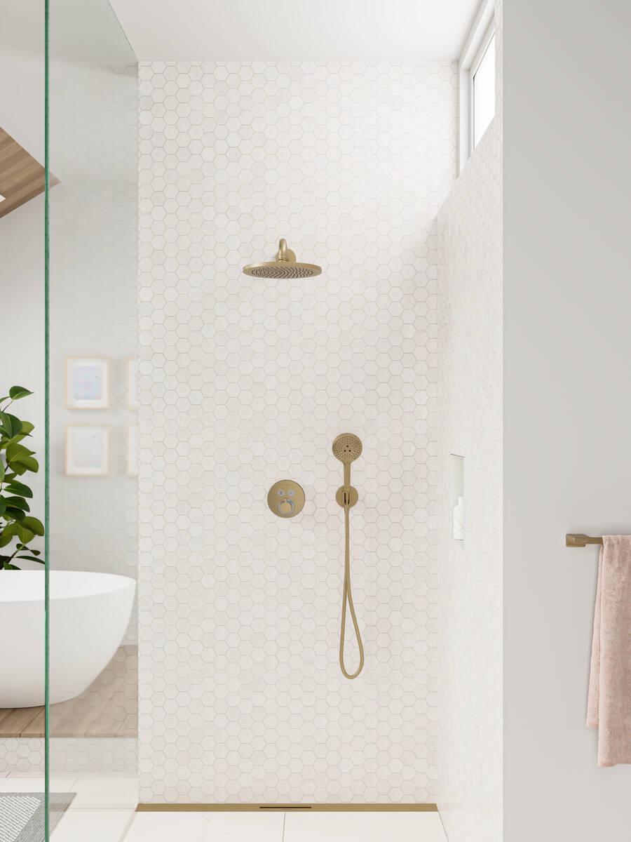 Лейка для верхнего душа Hansgrohe Croma 26220140 280 мм Бронзовый (133980) - фото 4