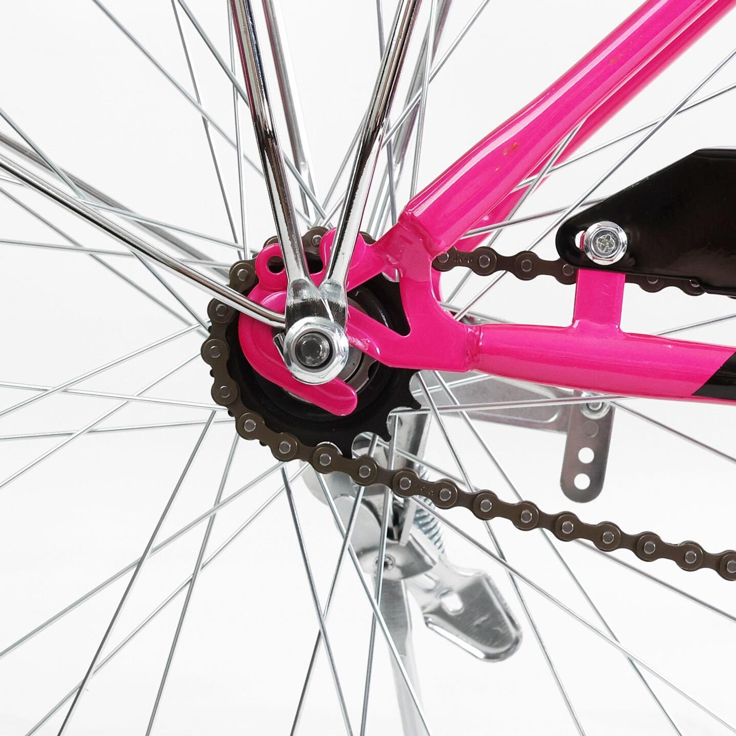 Велосипед міський Corso Insider з багажником рама 16,5"/26 " Рожевий - фото 5 Велосипед міський Corso Insider з багажником рама 16,5"/26 " Рожевий - фото 5