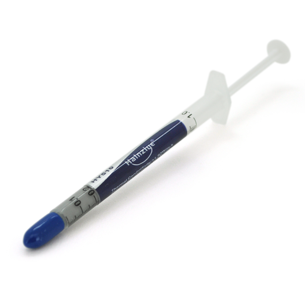 Термопаста паста термопровідна hy-510 шприц 0,5 г Grey (YUT_V768)