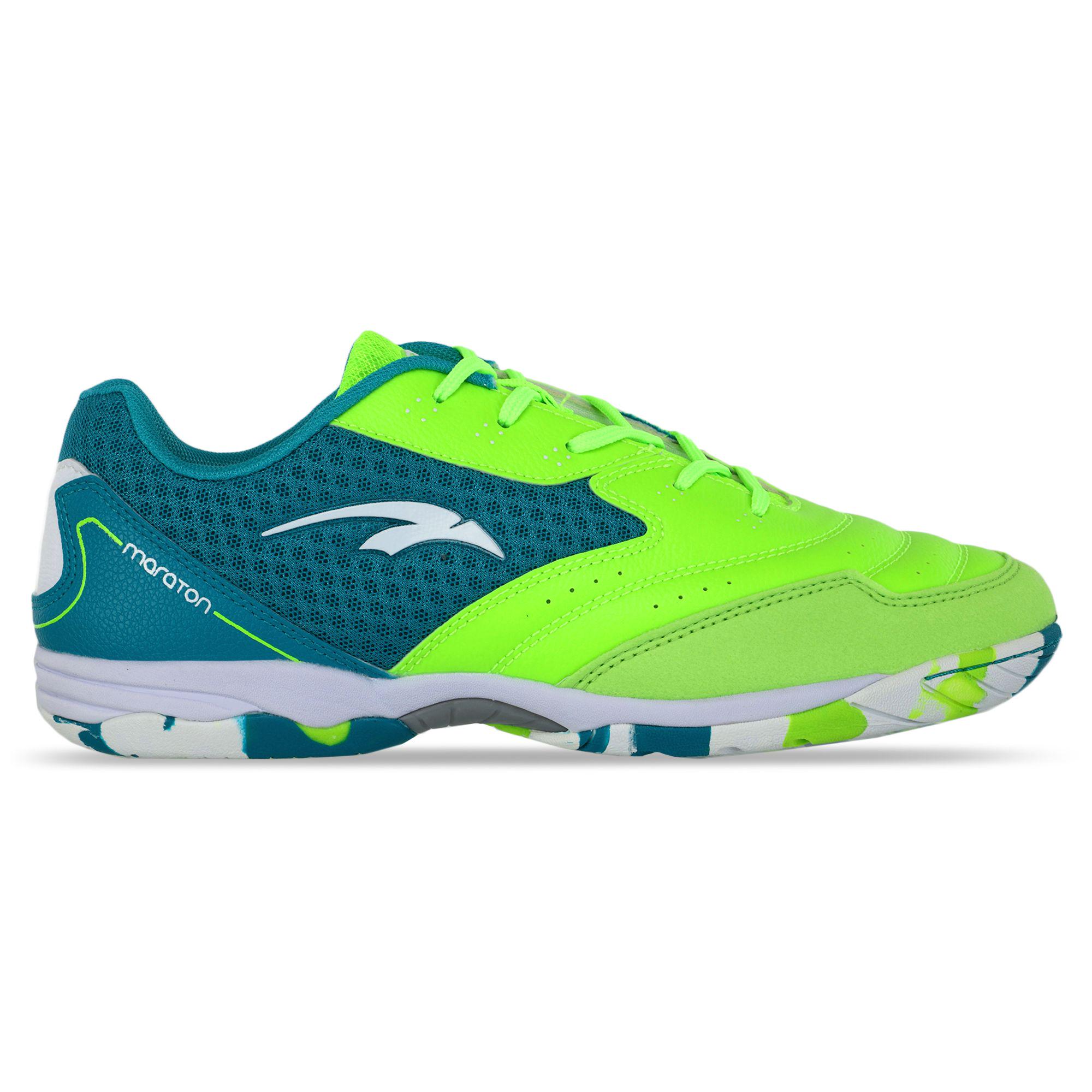 ᐉ Обувь для футзала мужская Maraton 230510-1 р. 41 Салатовый/Голубой  (AM0002760)