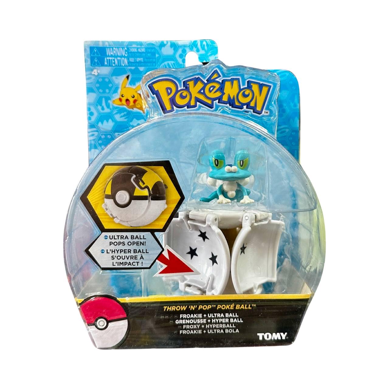 Ігрова фігурка Throw 'N' Pop Poke Ball Pokemon Фроки 5 см (20417114) - фото 1