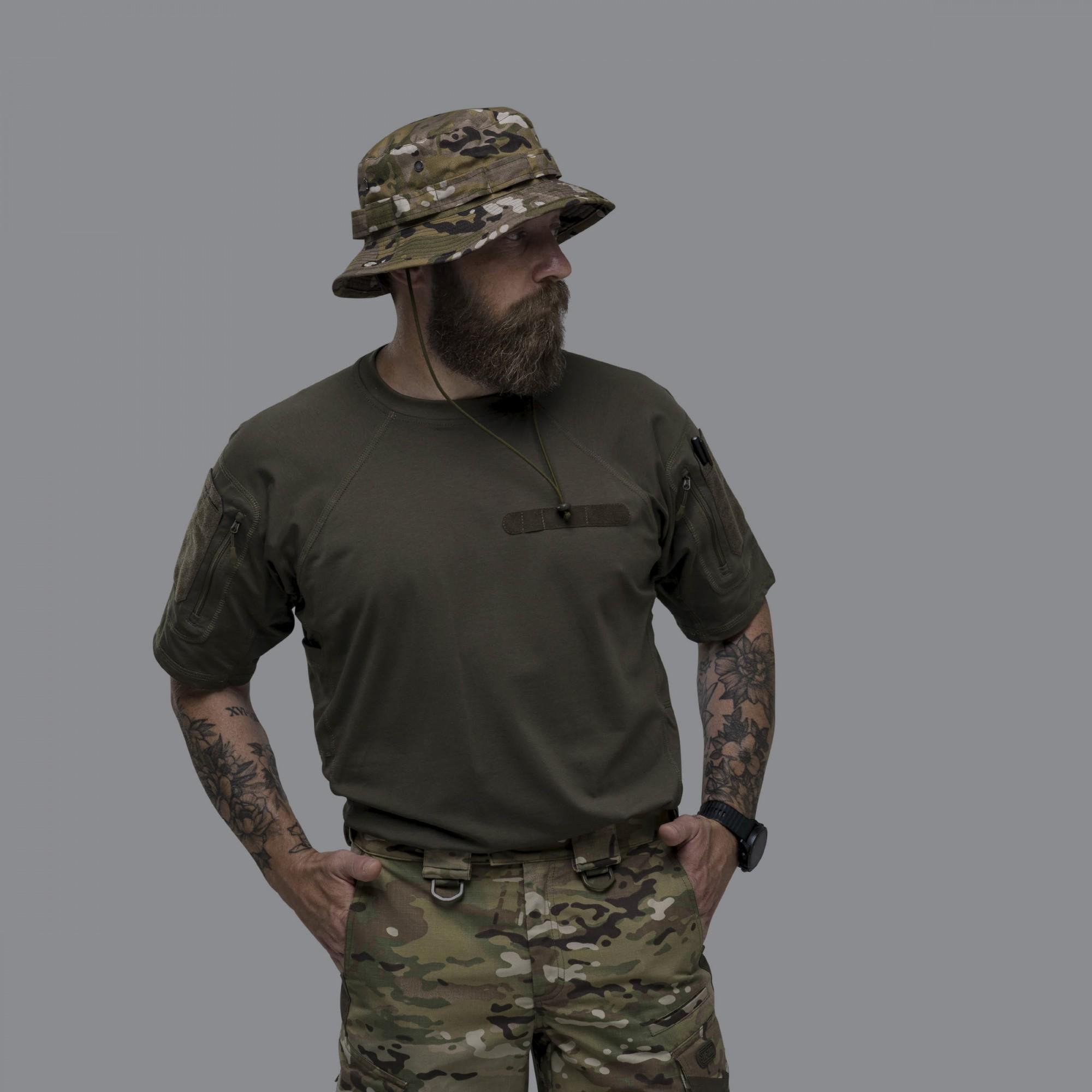 Футболка UkrArmor Gen. II Warrior's shirt Ranger Green XL Хакі (000420) - фото 3