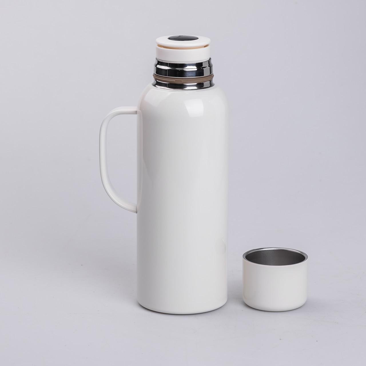 Термос Vacuum с датчиком температуры на 820 мл Белый (2431237176) - фото 3