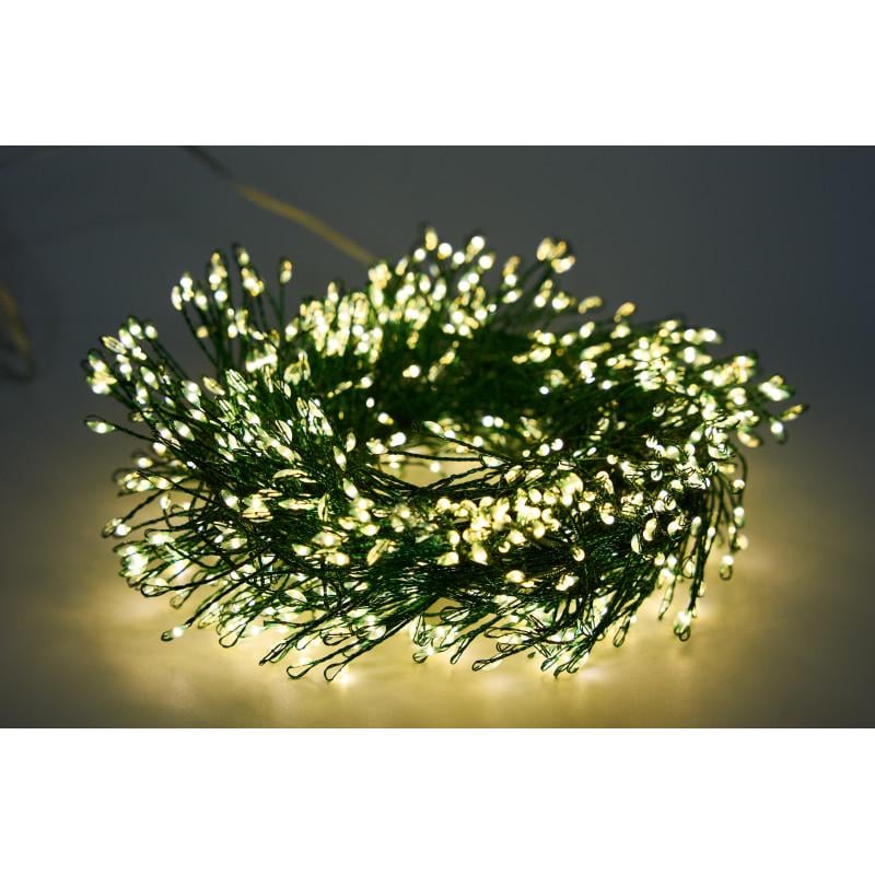 Гирлянда нить 10 м 900LED теплый белый IP44 (721190)