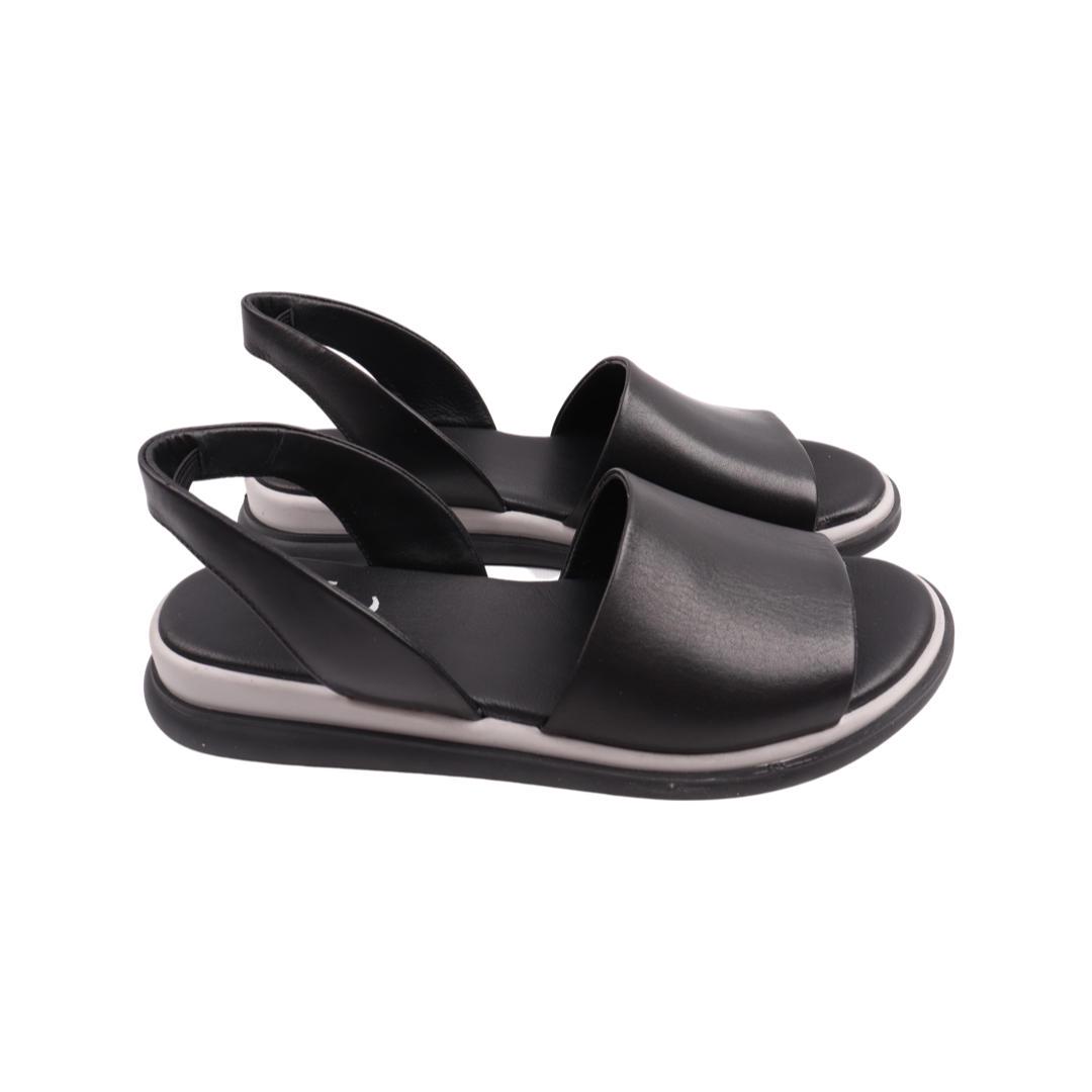 Босоножки женские Aquamarin из кожи р. 38 Черный (2121-22LBC)