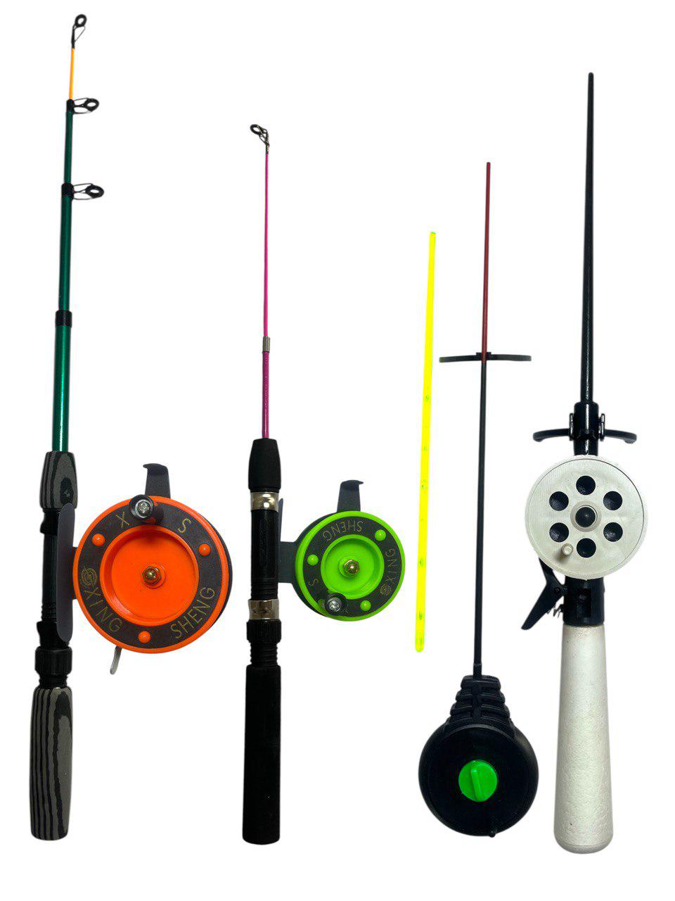 Набір для зимової риболовлі № 4 вудки 4 шт./з ліскою/поплавцями/блешнями (2036747187) - фото 2 Набір для зимової риболовлі № 4 вудки 4 шт./з ліскою/поплавцями/блешнями (2036747187) - фото 2