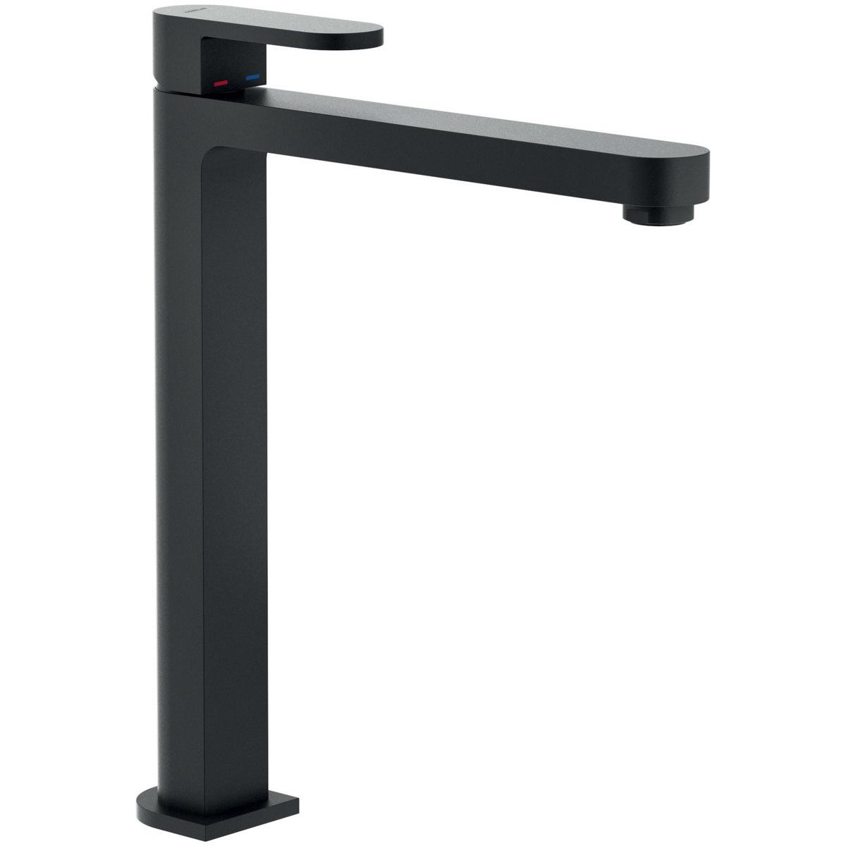 Смеситель для умывальника Nobili Uр UP94128/2BM высокий однорычажный Черный (184776)