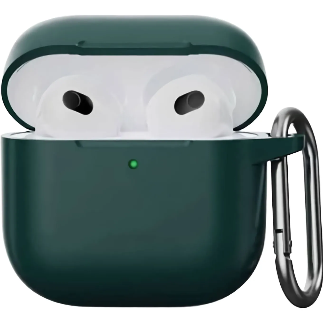 Чехол для наушников Silicone Case for AirPods 4 Dark Green