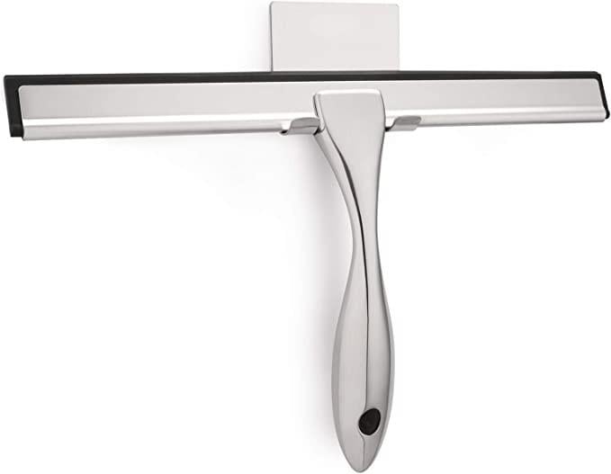 Універсальний шкребок для душових дверей/ванних кімнат/віконного і автомобільного скла нержавіюча сталь Сірий Універсальний шкребок для душових дверей/ванних кімнат/віконного і автомобільного скла нержавіюча сталь Сірий