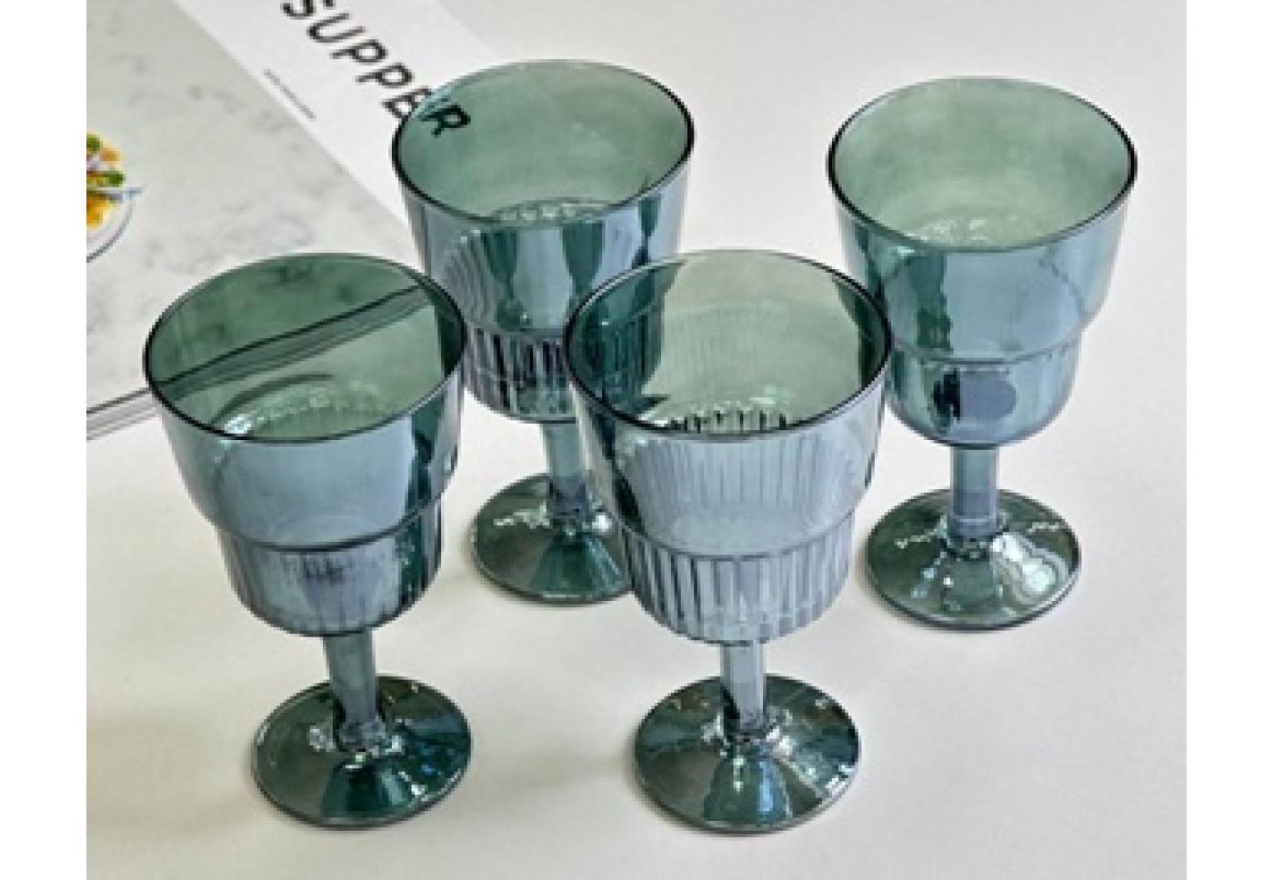 Келих скляний Грінвіль 150 мл Зелений (432046-2) - фото 4 Келих скляний Грінвіль 150 мл Зелений (432046-2) - фото 4