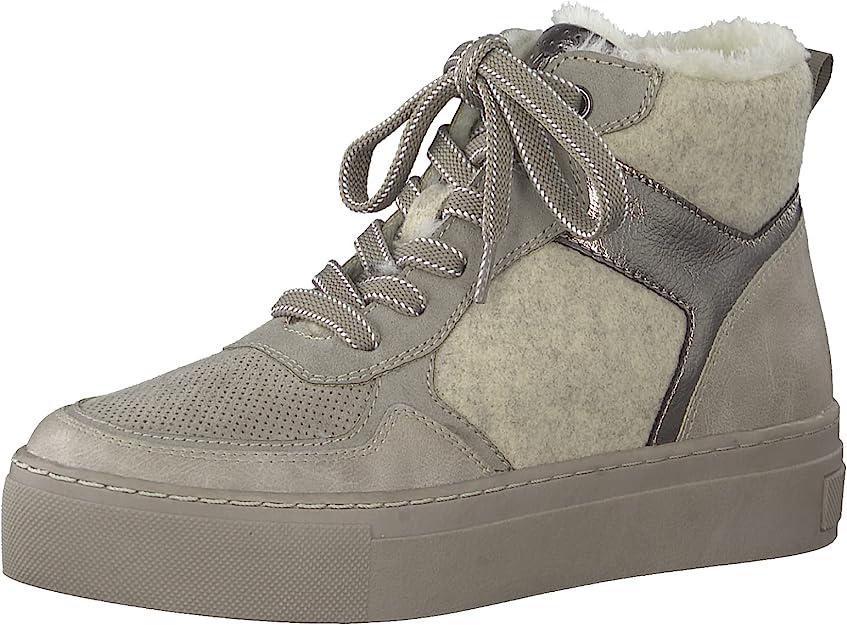 Высокие утепленные кеды Marco Tozzi р. EUR 40 Ecru Comb (11650010)