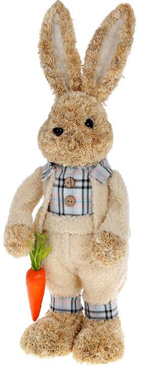 Фигура декоративная Кролик 21х20х52 см Кремовый Фигура декоративная Кролик 21х20х52 см Кремовый