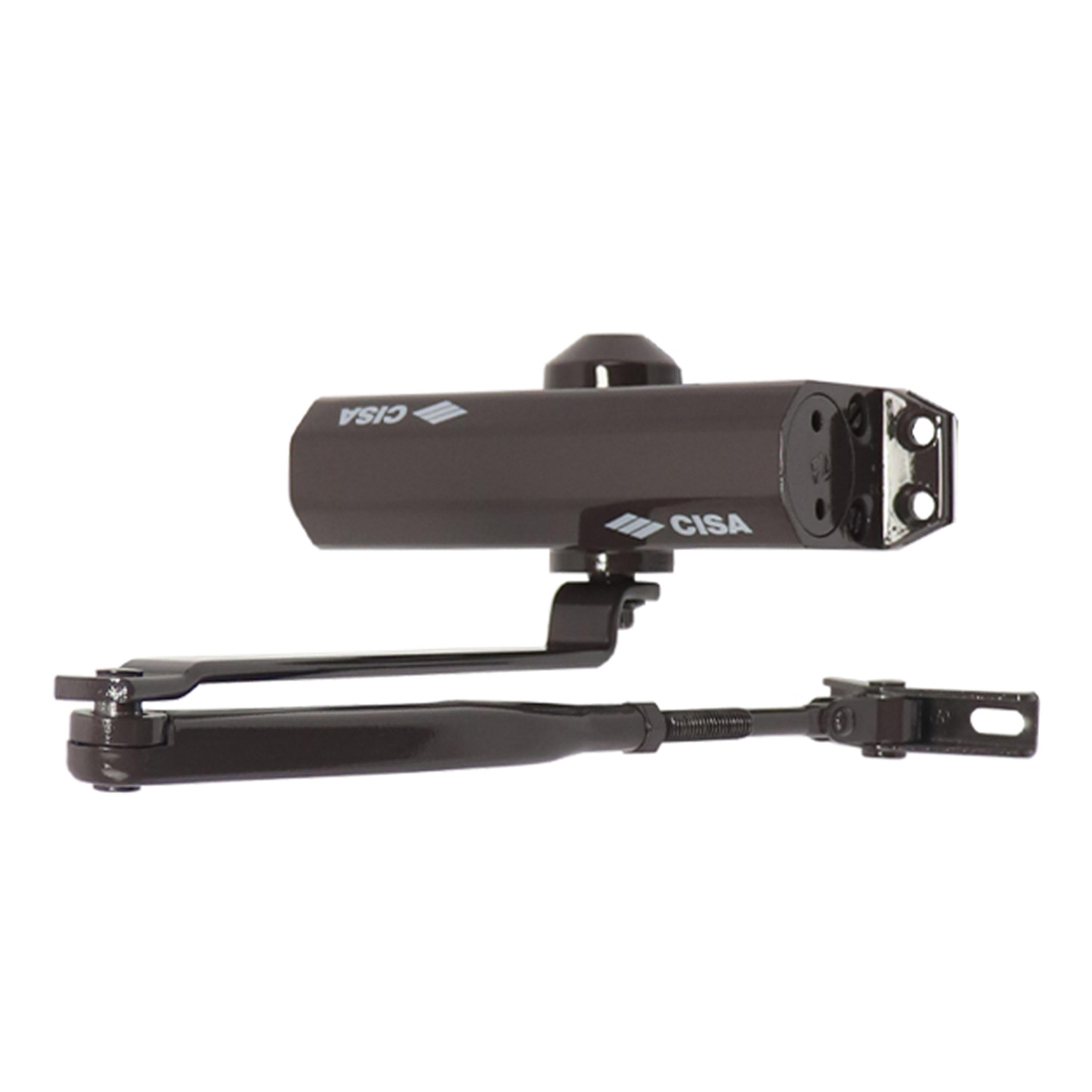 Доводчик Cisa 60460.03.0.88 STD до 80 кг Коричневый