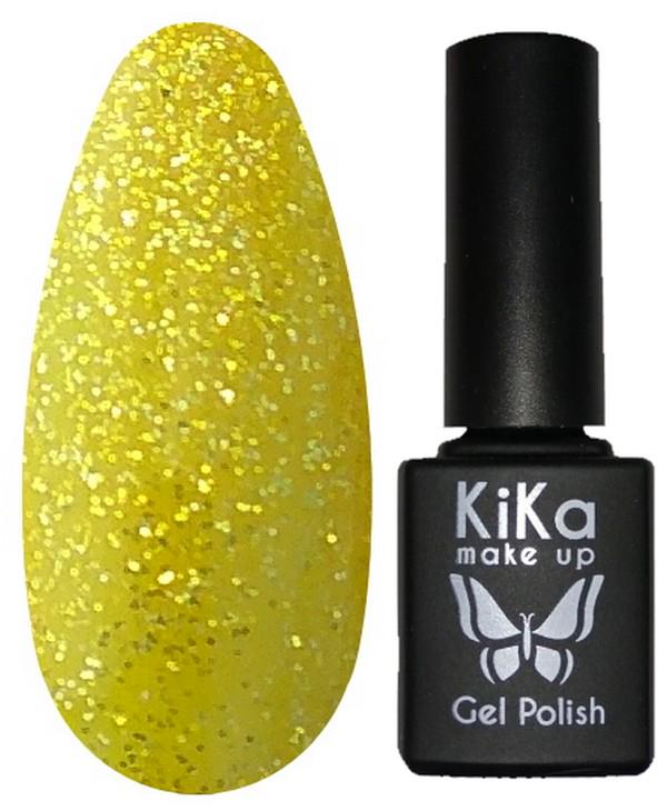 Гель-лак Kika №026 с блестками 8,5 мл Золотой (KGP-026)