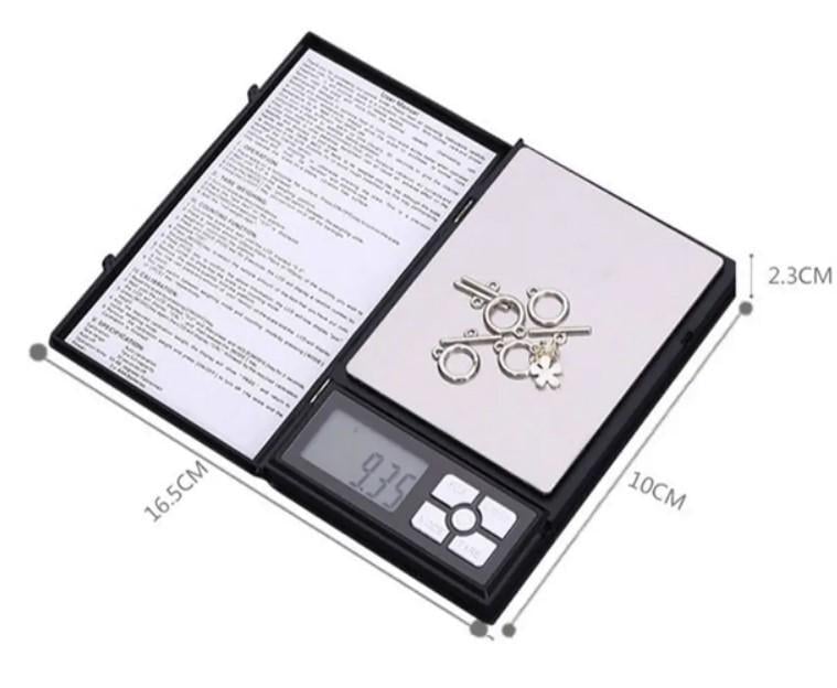 Ваги електронні у вигляді записника ювелірна серія Notebook Series від 0,01 до 500г (2104618655) - фото 13