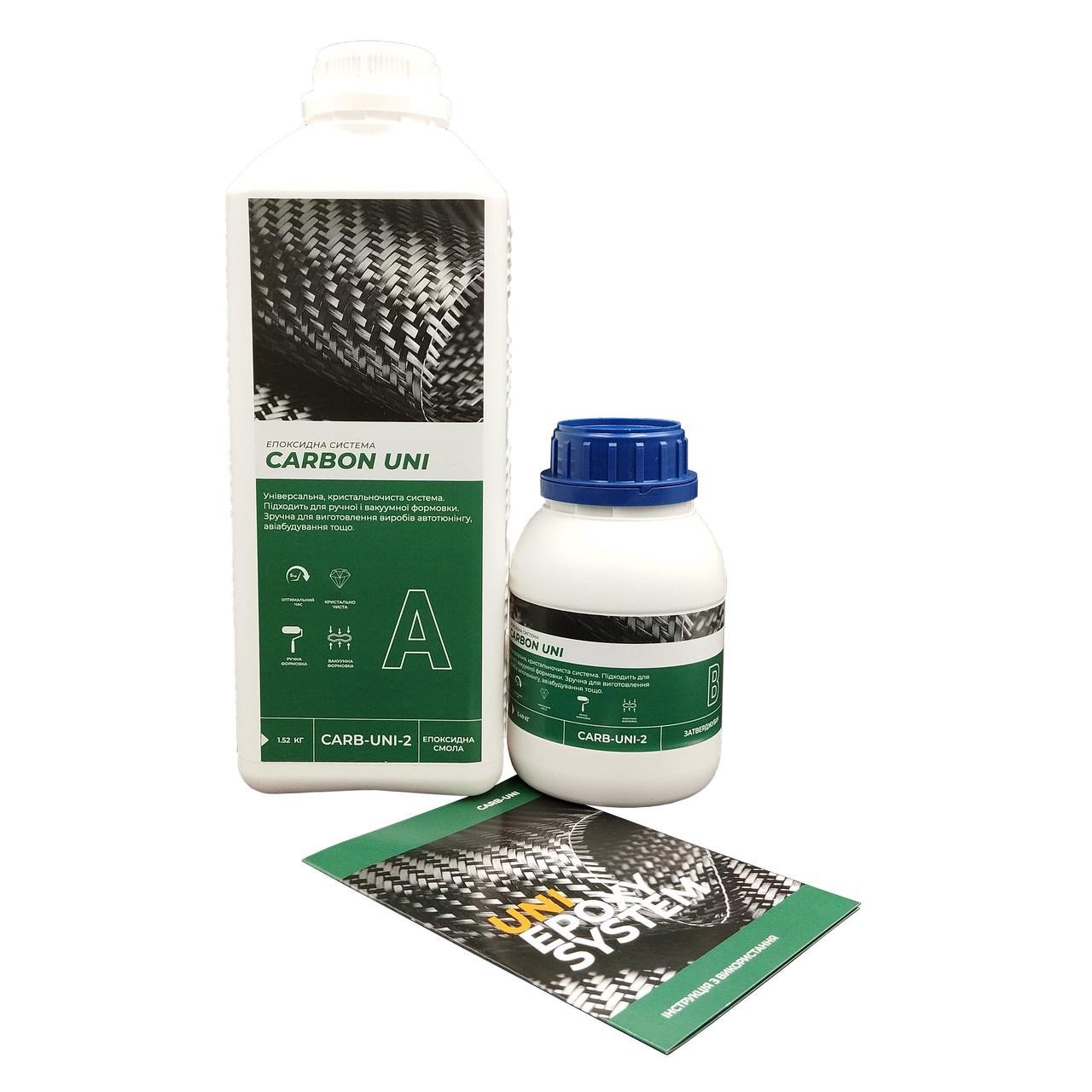 Смола эпоксидная для карбона и стеклоткани CARBON UNI комплект с отвердителем 2 кг (2695043711) Смола эпоксидная для карбона и стеклоткани CARBON UNI комплект с отвердителем 2 кг (2695043711)