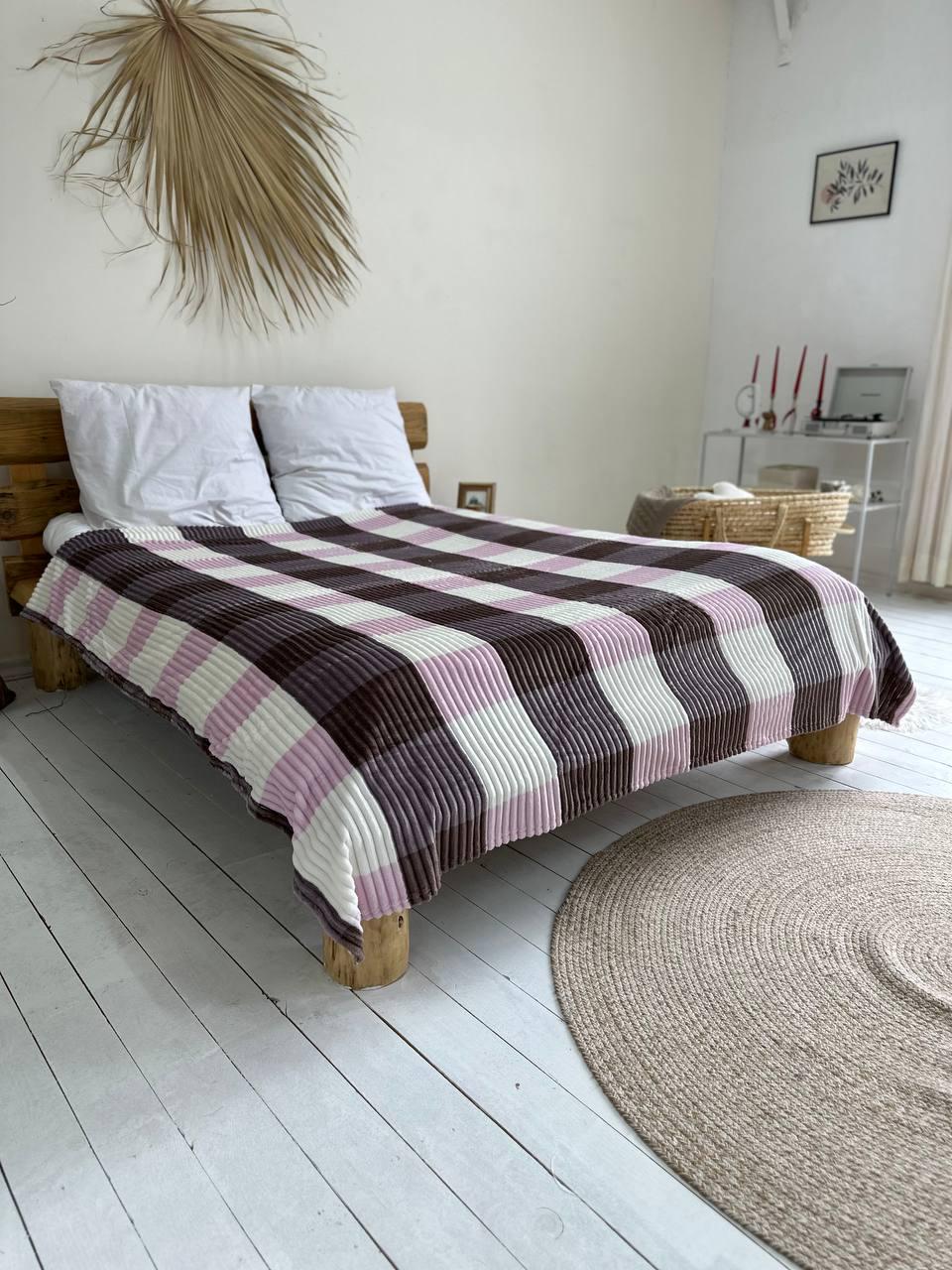 Плед-покрывало Nova В полосу 200х220 см Разноцветный (00564-4) Плед-покрывало Nova В полосу 200х220 см Разноцветный (00564-4)