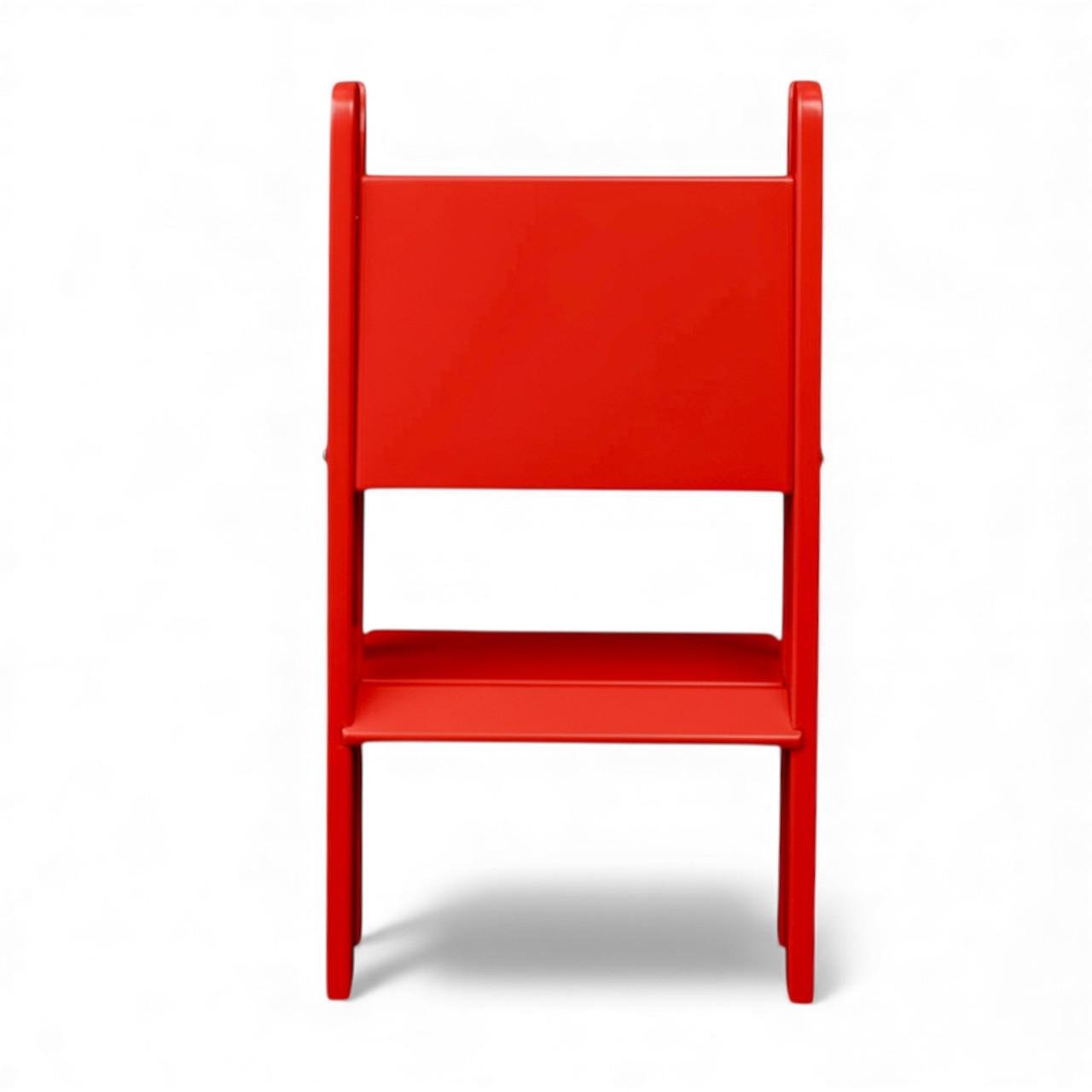 Табурет-лестница деревянный Студія Дерева Вільха бытовой двусторонний 2 ступеньки Красный (31002855) - фото 4 Табурет-лестница деревянный Студія Дерева Вільха бытовой двусторонний 2 ступеньки Красный (31002855) - фото 4