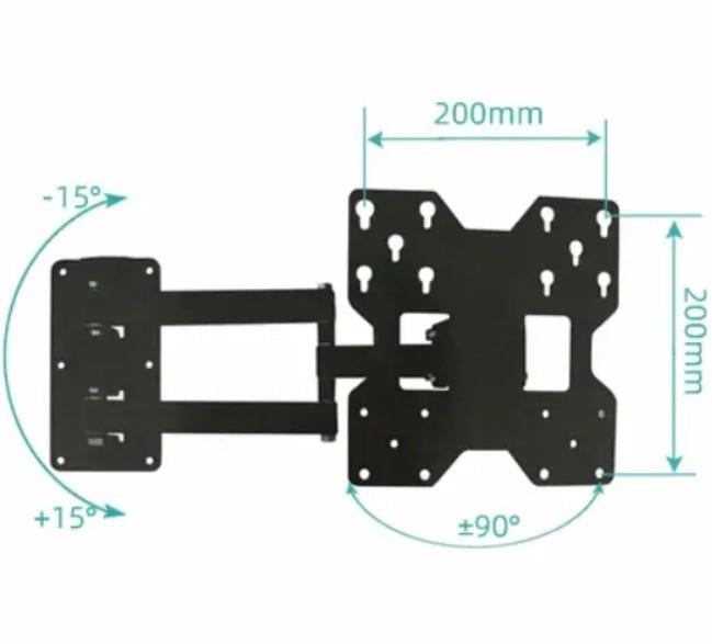 Крепление для телевизора V-Star 14-55" V-499/8084 Black (f2bacc12) - фото 6