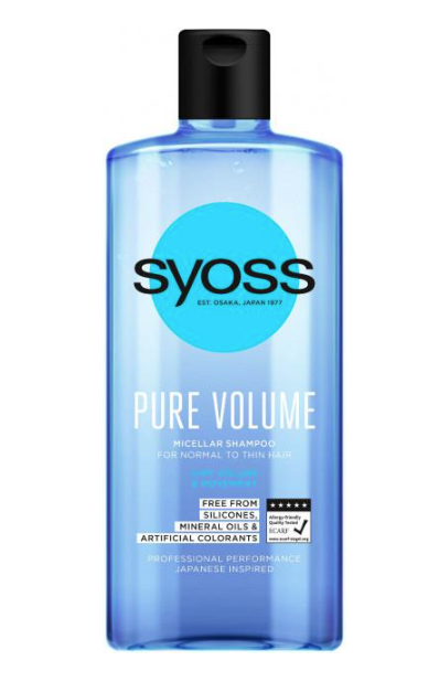 Шампунь Syoss чистий об'єм міцелярний 440 мл (9000101277579)
