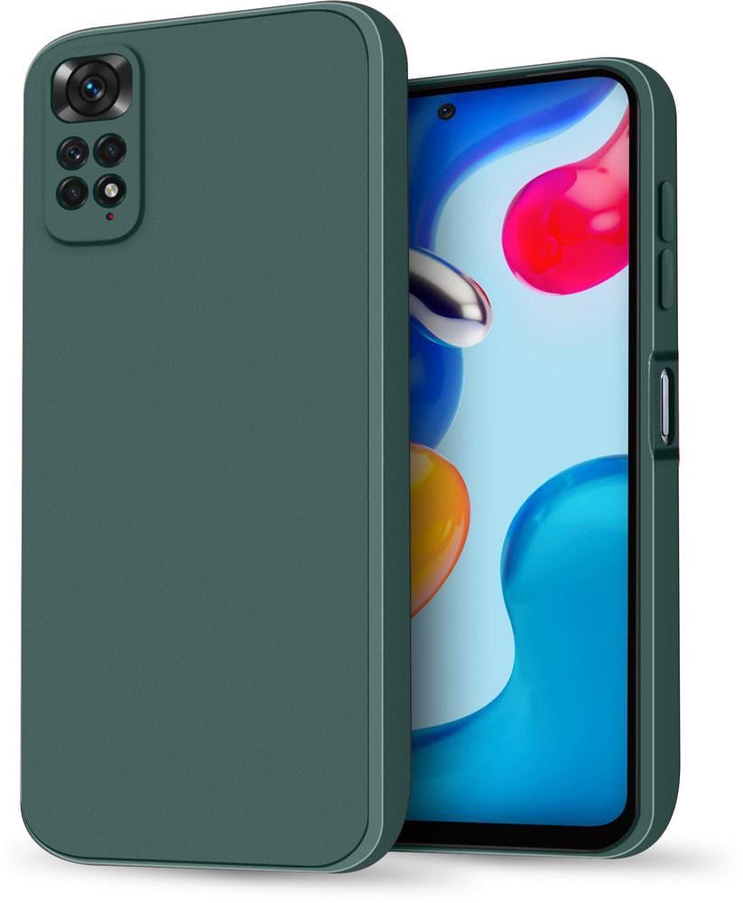 Силиконовый чехол HardCorner Xiaomi Redmi Note 11 (с микрофиброй) Green (34857-08)