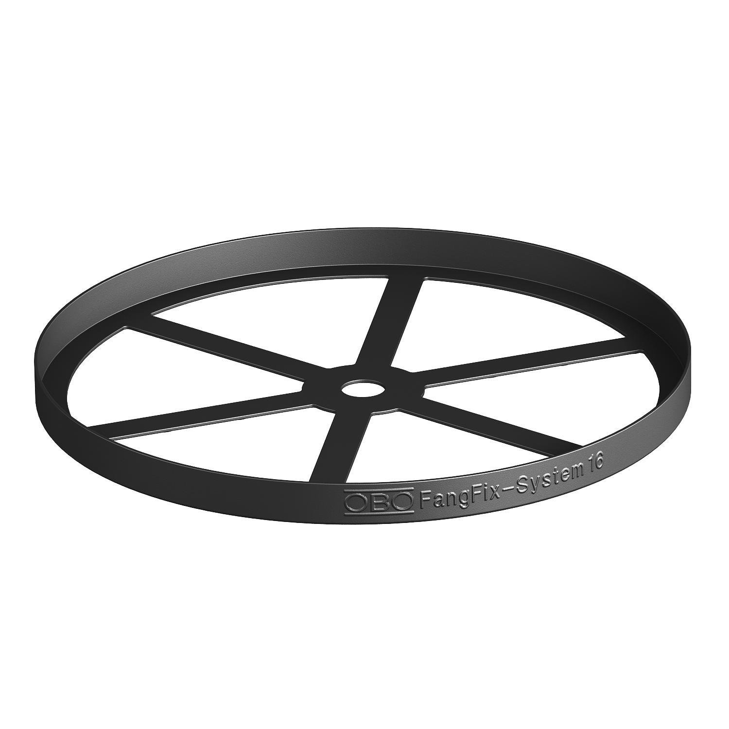 База для бетонної основи OBO Bettermann F-FIX-B16 3B ø 373x25 мм поліпропілен (5403238)