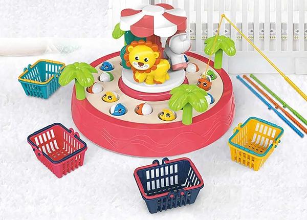 Интерактивная игра Парк развлечений с магнитной рыбалкой 7728В Pink (12438745)