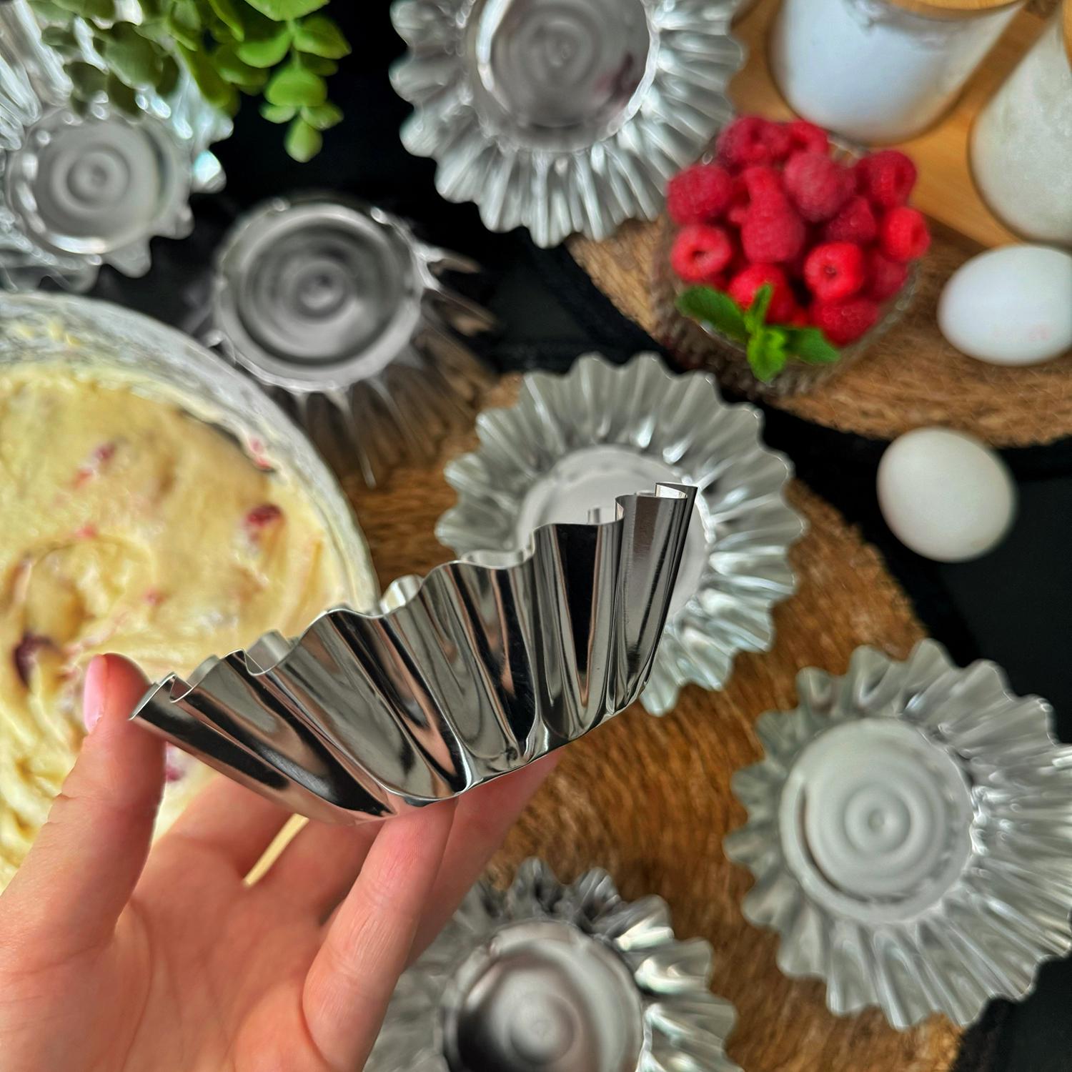 Формочки для выпечки кексов и тарталеток Ø 11,5x6x4 см 10 шт. (84024) - фото 27 Формочки для выпечки кексов и тарталеток Ø 11,5x6x4 см 10 шт. (84024) - фото 27