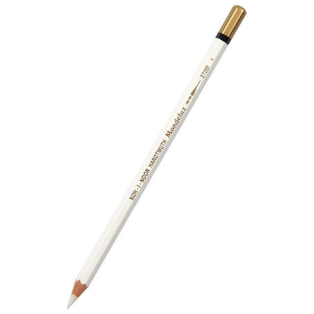 Карандаш акварельный MONDELUZ 3720/1 Titanium white (8593539097600)