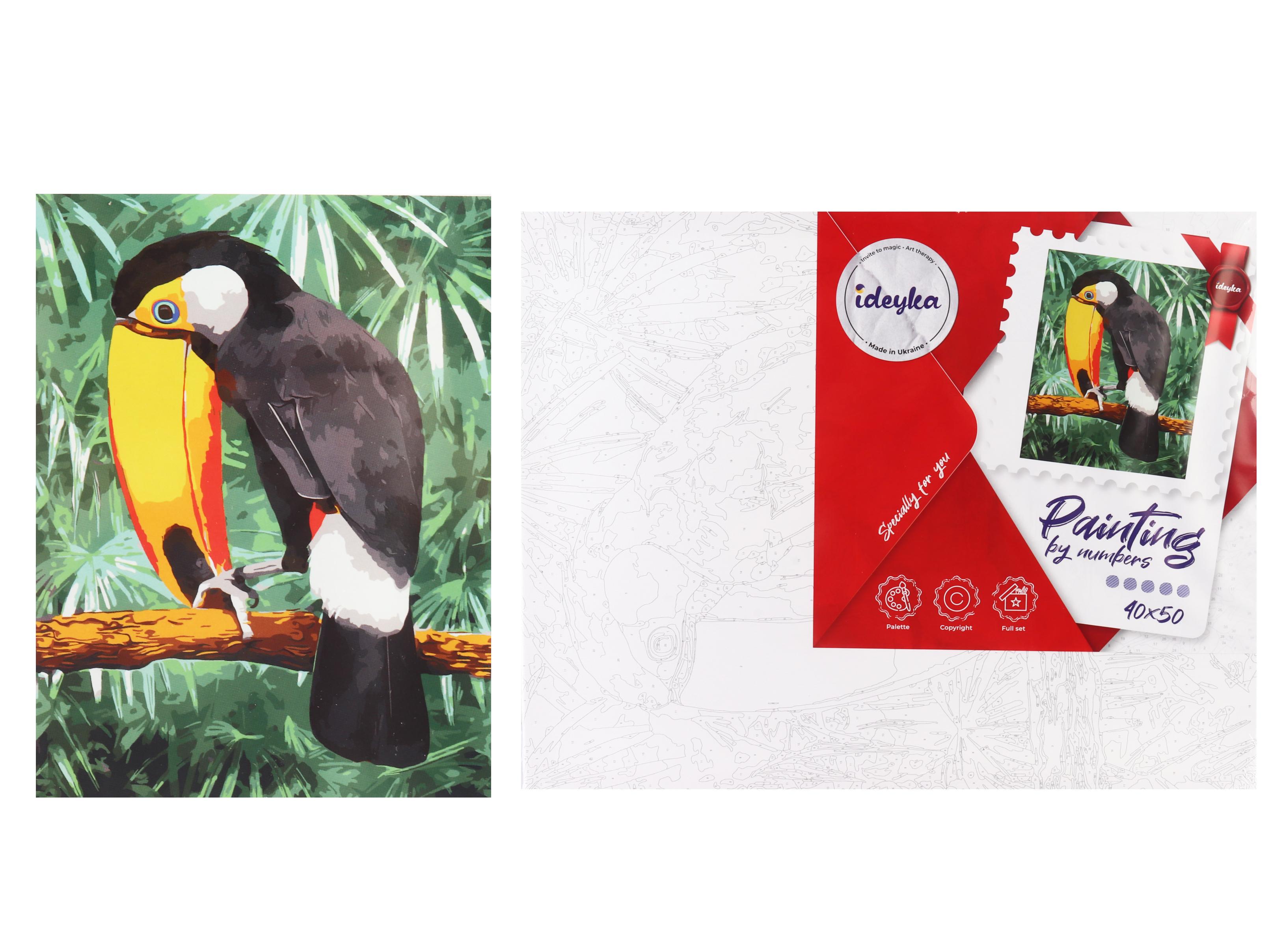 Картина за номерами Ideyka Фантазії природи кно4474 40x50 см (MTT-160954)