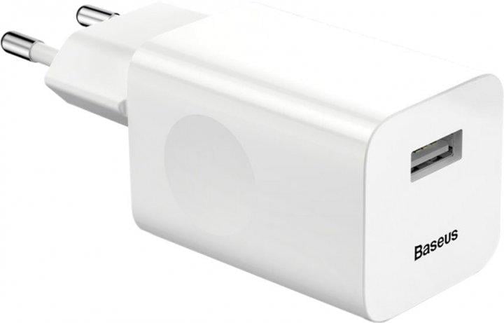 Пристрій зарядний МЗП Baseus Wall Charger QC 3.0 CCALL-BX02 White