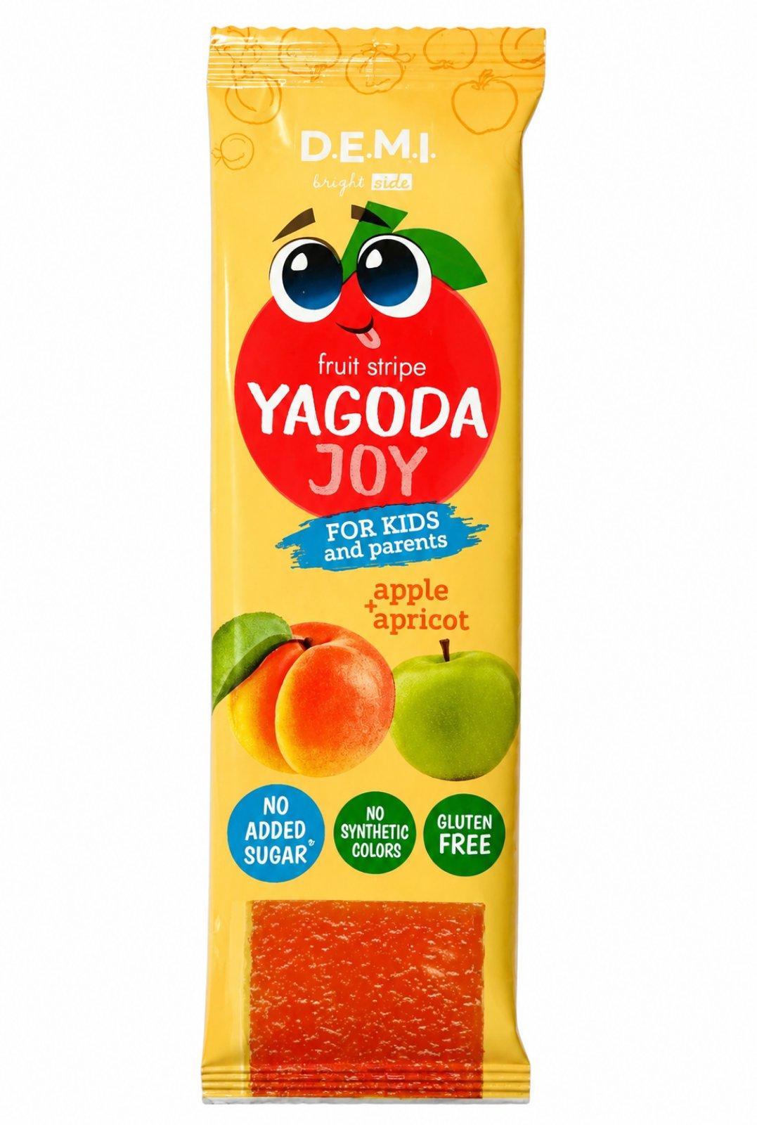 Пастила фруктовая DEMI Yagoda Joy с абрикосовым соком 40 шт. 15 ч (59643)