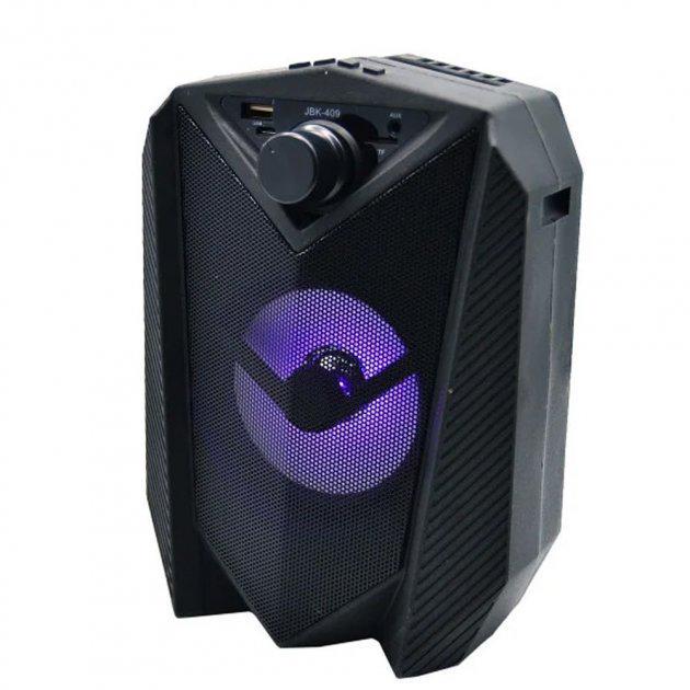 Колонка портативная XPRO JBK409 10 Вт Powerbank USB/AUX/FM/Bluetooth Черный (LP-89484)