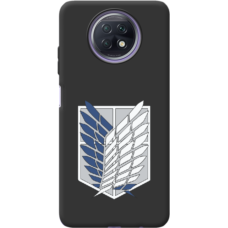 Чехол BoxFace Xiaomi Redmi Note 9T Атака Титанов Крылья Свободы Черный силикон (42123-bk88-42207)