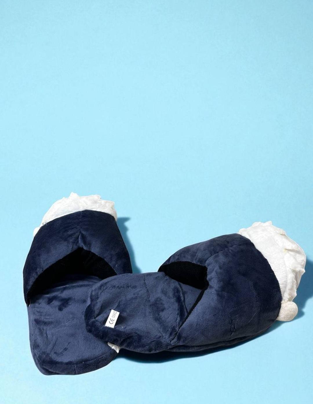 Тапочки домашние плюшевые Годжо Сатору аниме р. 32-39 - фото 2 Тапочки домашние плюшевые Годжо Сатору аниме р. 32-39 - фото 2