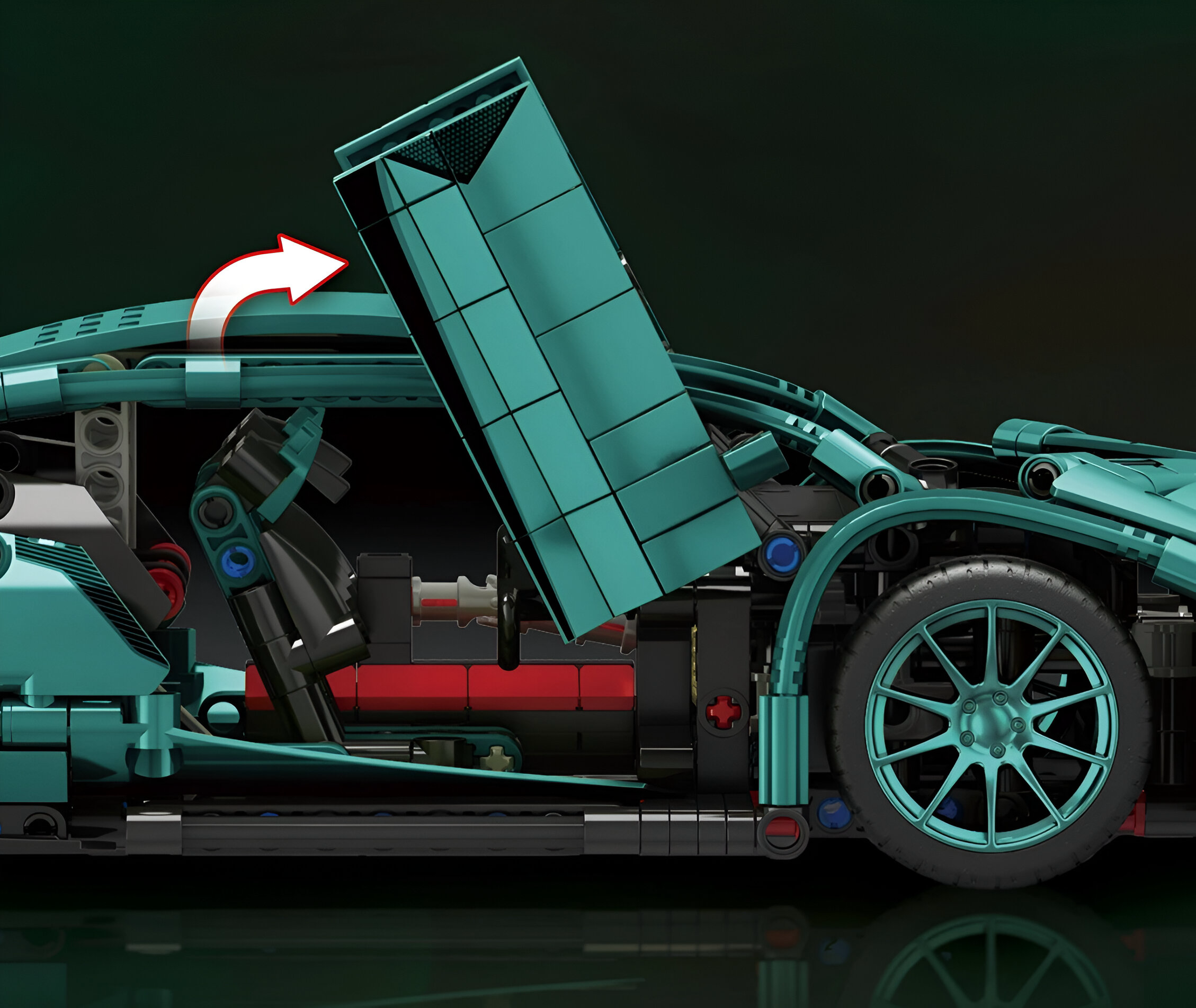 Конструктор Brick Lamborghini Tiffany 1285 дет. (49018) - фото 6