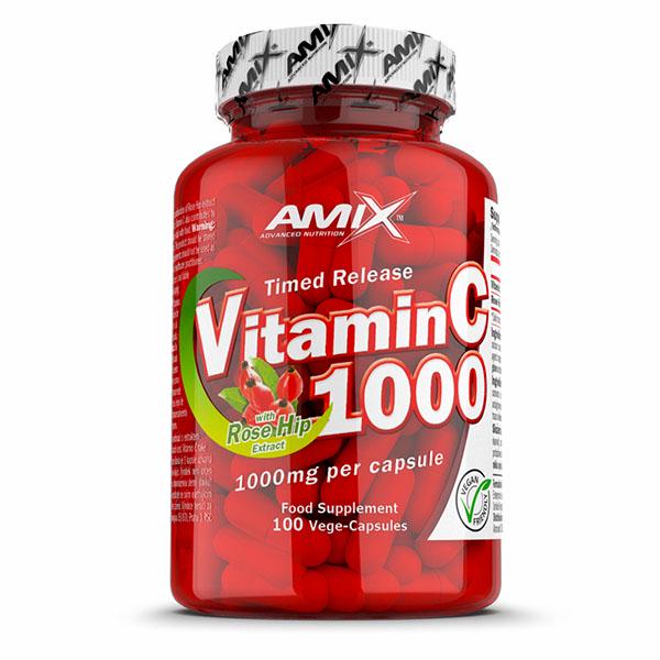 Витамин C для спорта Amix Nutrition Vitamin C 1000 mg 100 капс. (000026235)