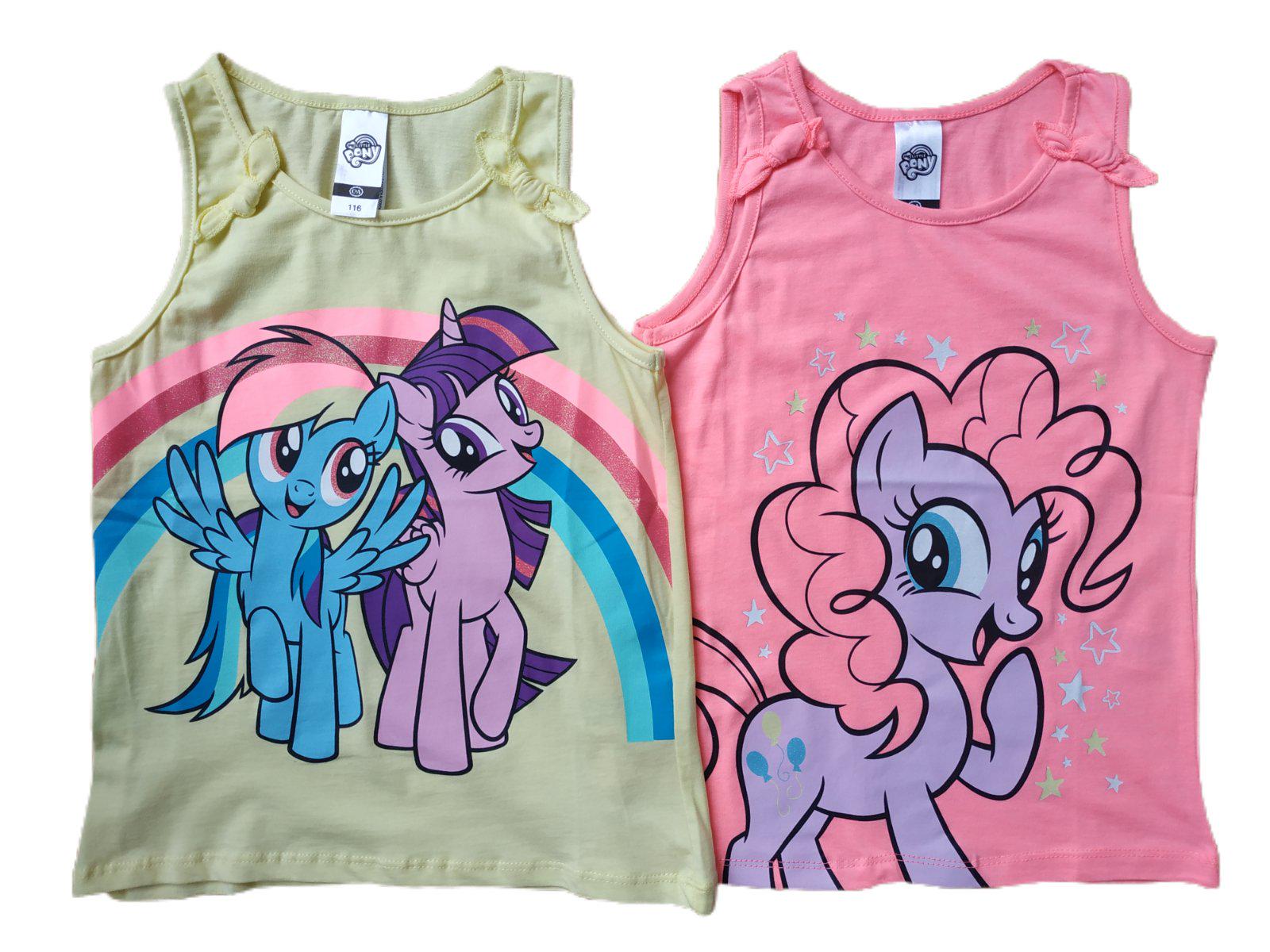 Набор маек летних C&A для девочки 116 см Розовый/Желтый (386102)