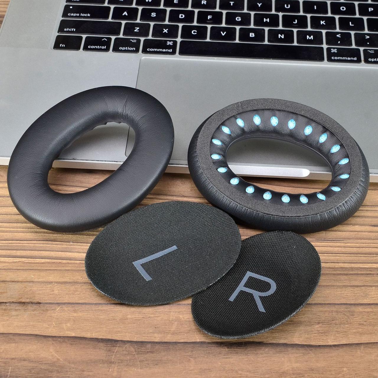 Амбушури для навушників Bose QuietComfort AE2/QC2/QC15/QC25/QC35/QC45 пара Чорний