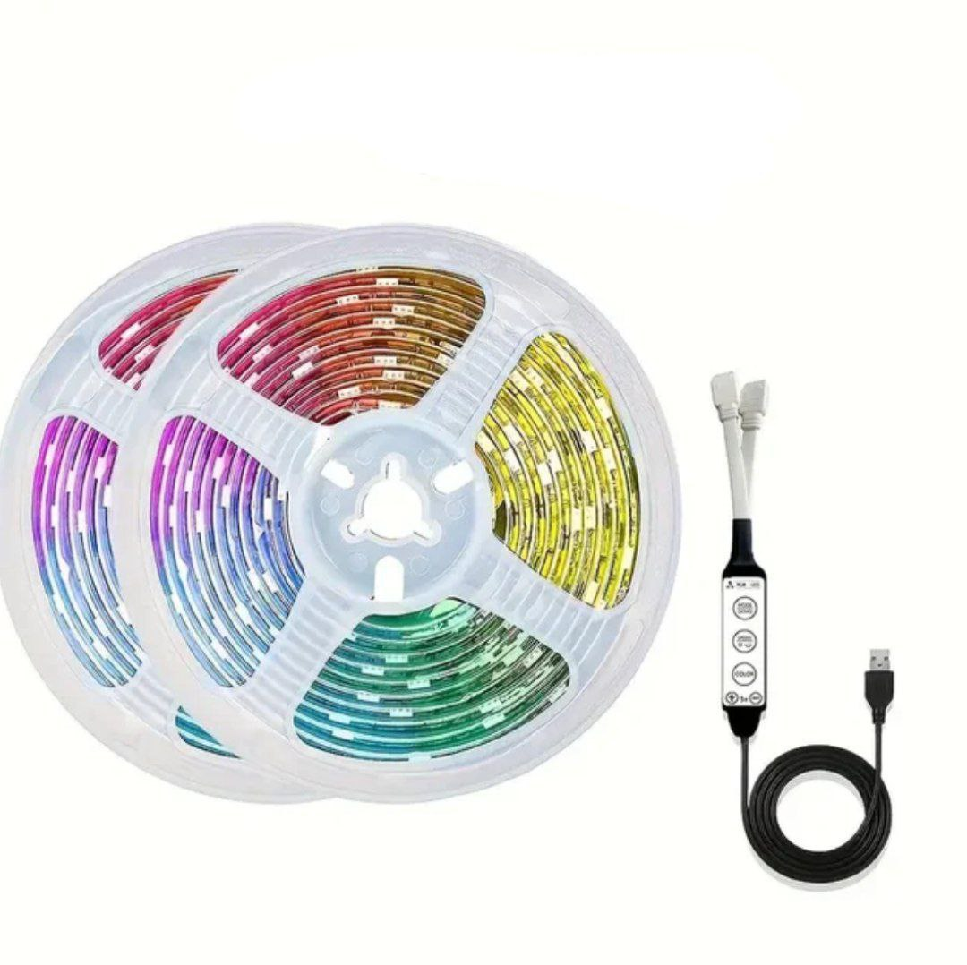 Светодиодная лента Bluetooth 30 м RGB USB USB SMD5050 2 катушки 30 м - фото 1