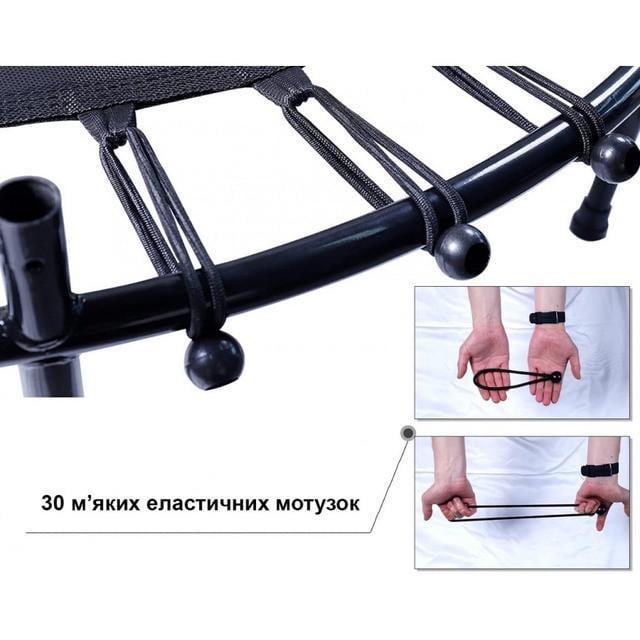 Батут детский комнатный Atleto 140 см с сеткой Синий (25550752) - фото 5 Батут детский комнатный Atleto 140 см с сеткой Синий (25550752) - фото 5