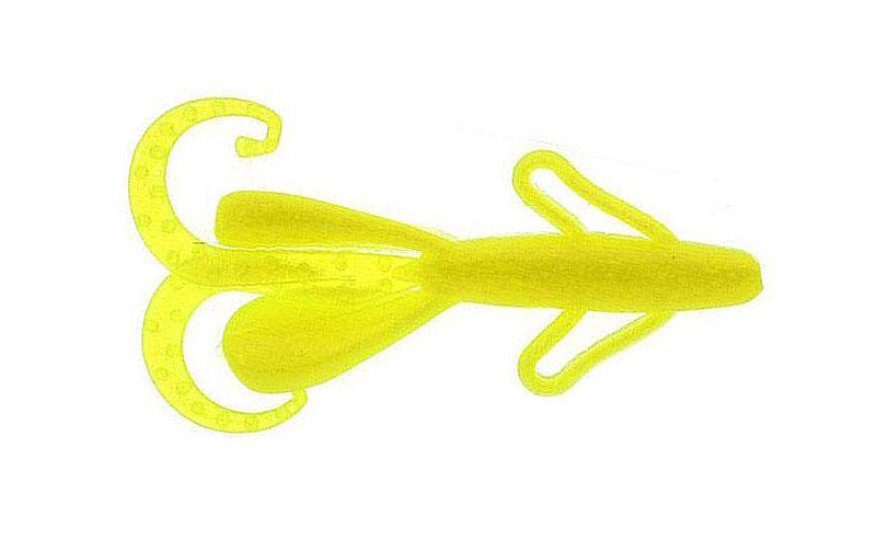 Силиконовый рак Reins Tiny Hog№416 для микроджига съедобный 2" 10 шт. Glow pearl Chart (6722)