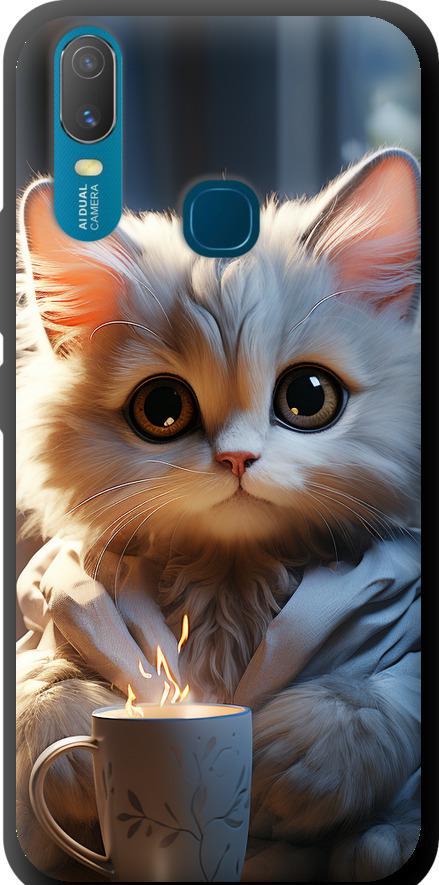 Чехол на Vivo Y11 White cat (5646b-629-42517)